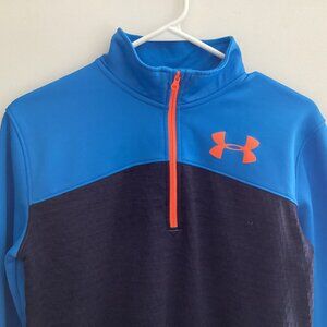 Under Amour, Big Boys 1/4 Zip,  Fleece, Coldgear, Size YXL